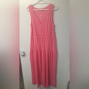 Pretty pink Joe Fresh maxi dress - size medium